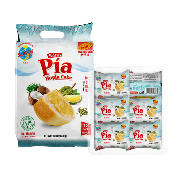  Bánh Pía Dừa Sầu Riêng Tân Huê Viên - Coconut Durian Pia Cake 