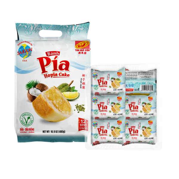  Bánh Pía Dừa Sầu Riêng Tân Huê Viên - Coconut Durian Pia Cake 