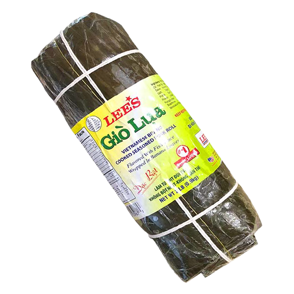  Giò Lụa Lá Chuối - Cooked Seasoned Pork Roll 