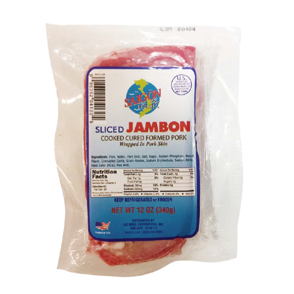  Jambon Thái Lát - Cooked Cured Formed Pork 