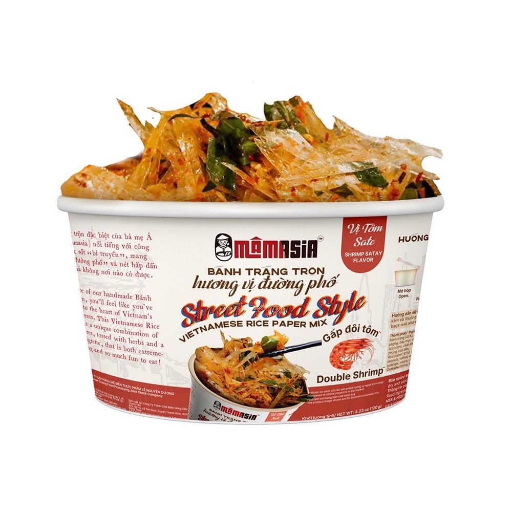  BÁNH TRÁNG TRỘN VỊ TÔM SATE XUẤT KHẨU MỸ 