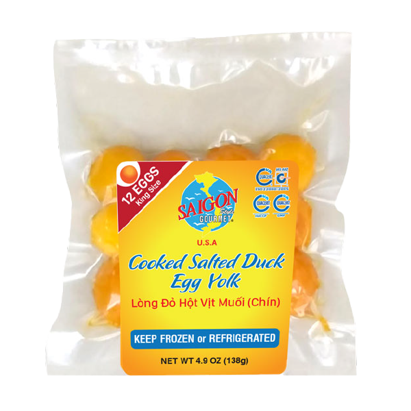  Lòng Đỏ Hột Vịt Muối - Cooked Salted Duck Egg Yolk 