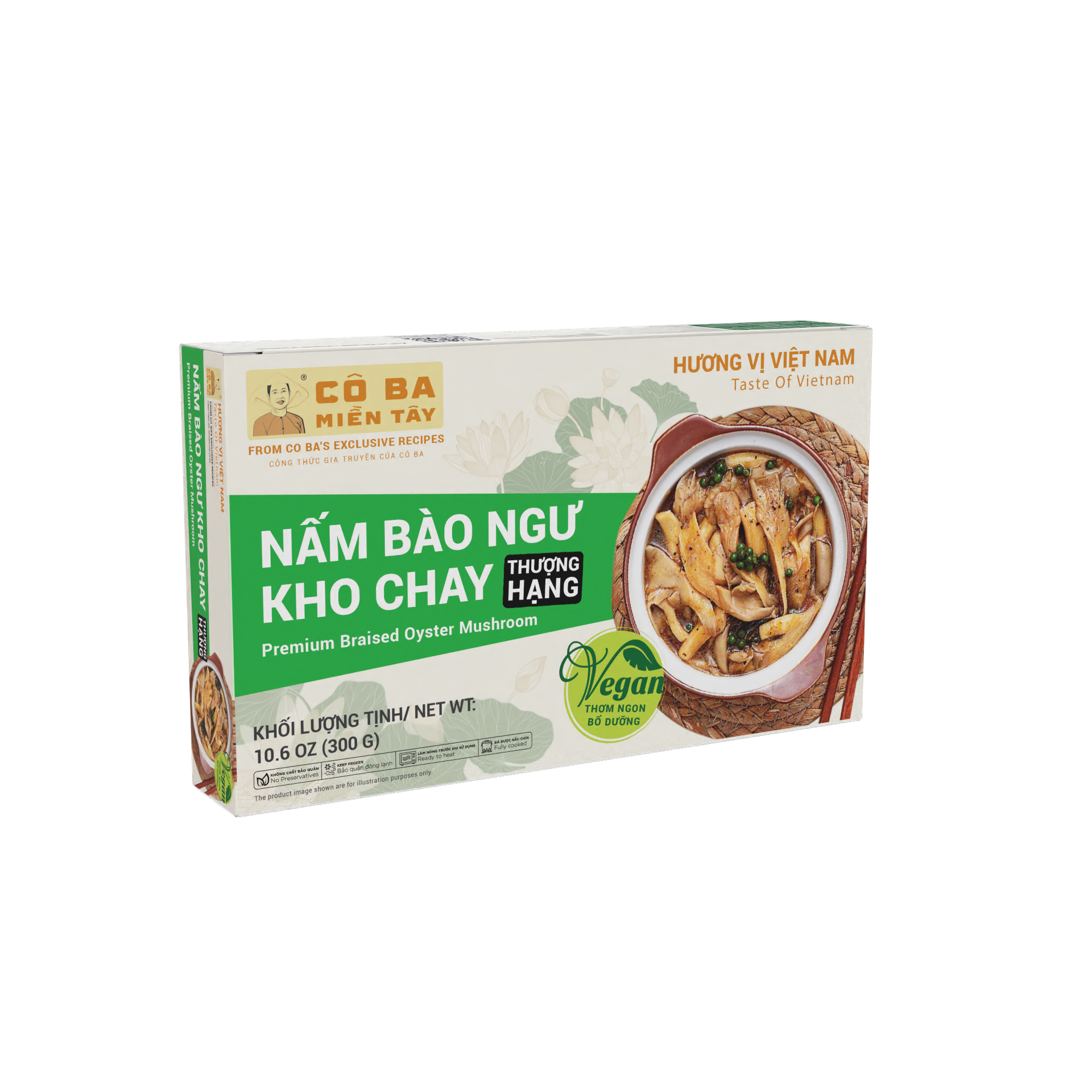  Nấm Bào Ngư Kho Chay Thượng Hạng - Premium Braised Oyster Mushroom 