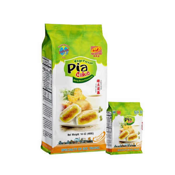  Bánh Pía Đậu Xanh Dứa Tân Huê Viên - Mung Bean Pinapple Pia Cake 
