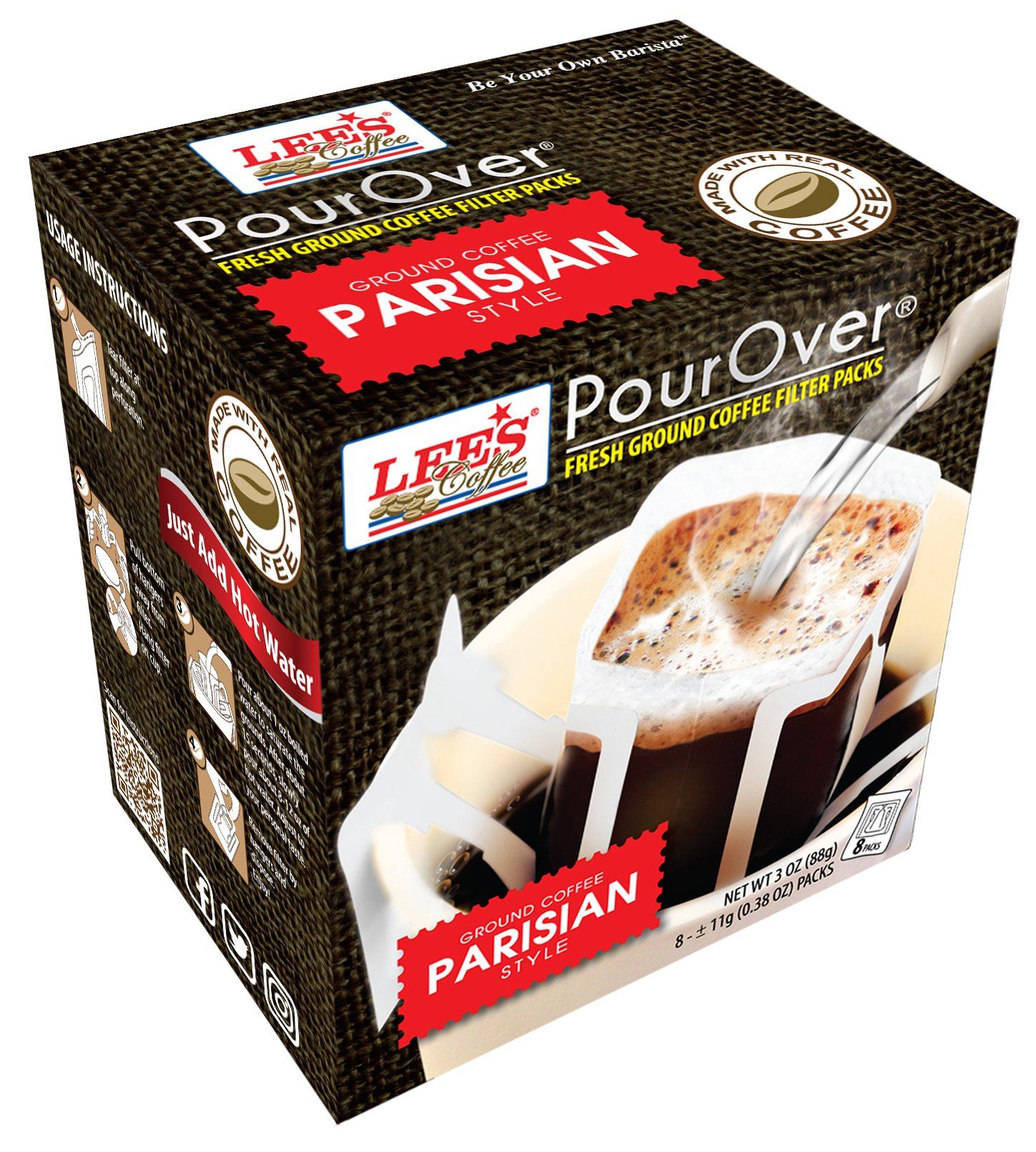  CÀ PHÊ PHIN GIẤY POUROVER PARISIAN - LEE'S COFFEE 