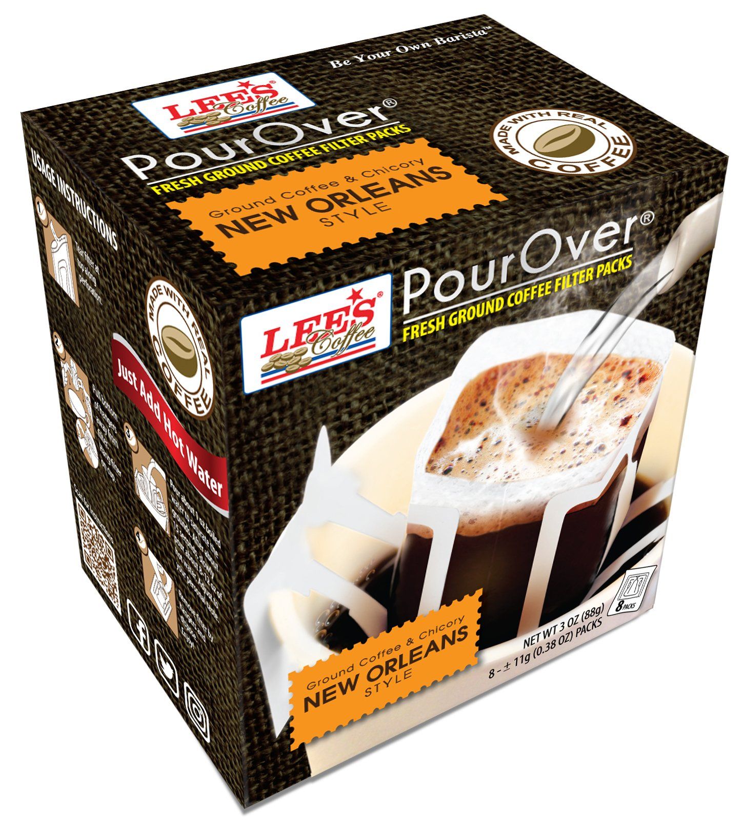  CÀ PHÊ PHIN GIẤY POUROVER NEW ORLEANS - LEE'S COFFEE 