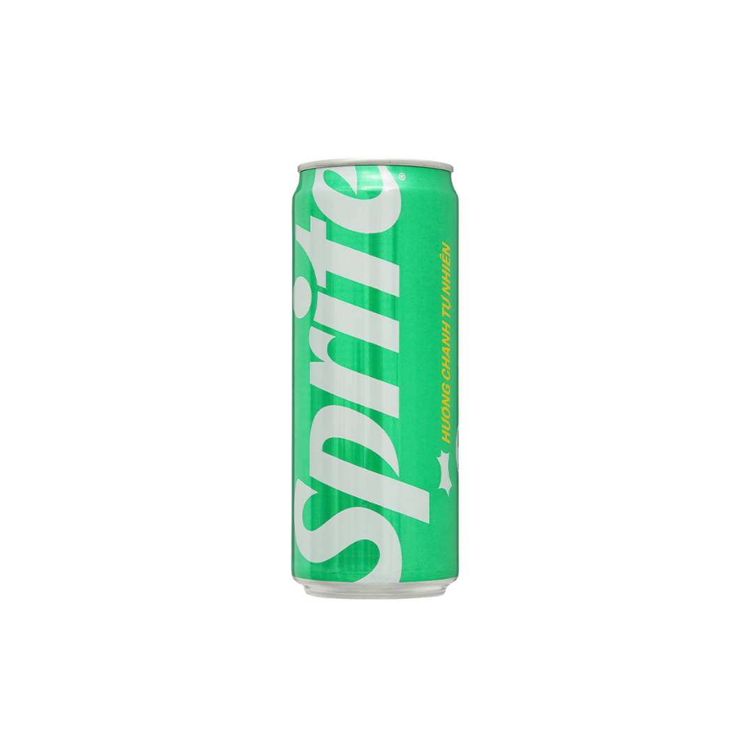 Nước ngọt Sprite hương chanh lon 320ml vị chanh