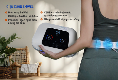 Máy điện xung trung tần Emwel – Giải pháp toàn diện cho sức khỏe và trị liệu