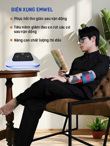 Máy điện xung trung tần Emwel – Giải pháp toàn diện cho sức khỏe và trị liệu