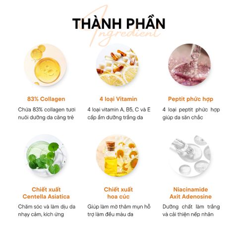 Mặt Nạ Thạch Vàng Dưỡng Da MediAnswer, Mặt Nạ Dưỡng Da Collagen Hàn Quốc Hộp 5 Miếng