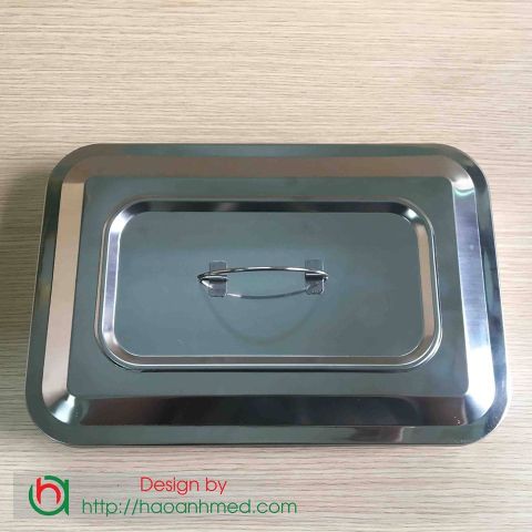Hộp Hấp dụng cụ y tế Inox Chữ Nhật Có Lỗ, Có quai sách tiện lợi [Chất Lượng, Giá Rẻ]
