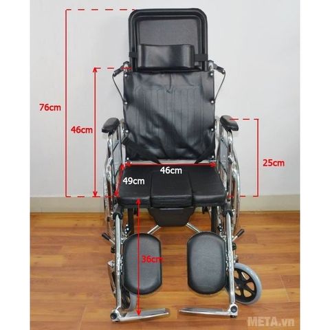 Xe Lăn Đa Năng , Xe Lăn Có Bô , Ngả Nằm Xe Lăn X7