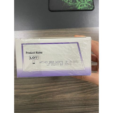 HỘP  25 que TEST THỬ HIV  SERO-CHECK CỦA MỸ