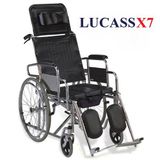 Xe Lăn Đa Năng , Xe Lăn Có Bô , Ngả Nằm Xe Lăn X7