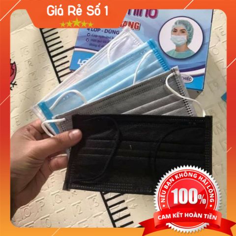 [Giá cực rẻ] Khẩu trang y tế 4 lớp - Hàng công ty - Sản xuất Việt Nam- Cam kết giá rẻ nhất