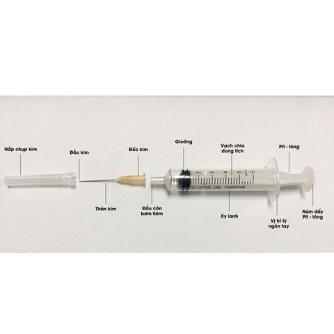 Bơm kim tiêm y tế 1ml 3ml 5cc 10cc 20ml 50ml - ống chích vô trùng, xilanh sử dụng một lần xi lanh