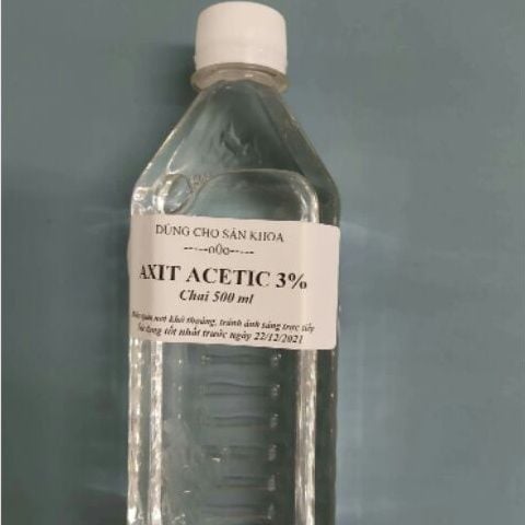 Dung dịch Axit Acetic 3%, Chai/500ml