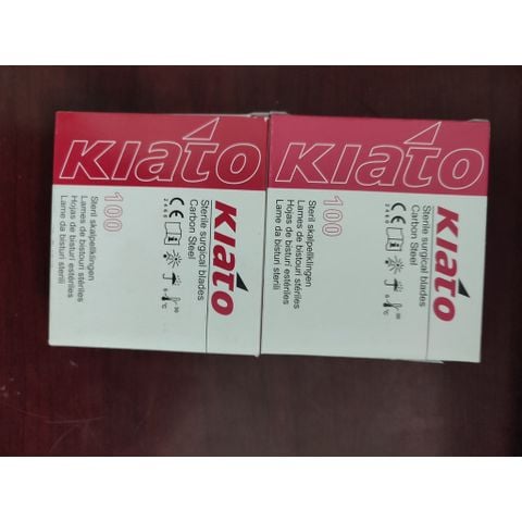 Hộp 100 Lưỡi Dao Mổ Số 11, 12, 15, 20, 21 - Chính Hãng KIATO Ấn Độ
