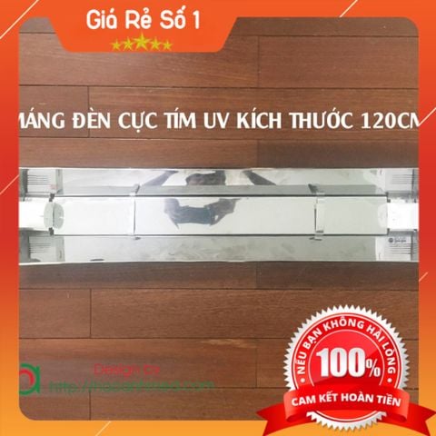 Máng Đèn Cực Tím Đèn UV Đèn Diệt Khuẩn 120cm (inox)