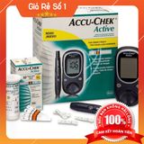 (Tbyt Hào Anh)MÁY ĐO ĐƯỜNG HUYẾT ACCU-CHEK ACTIVE đức - active Tặng hộp que thử 10 que