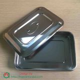Hộp Hấp dụng cụ y tế Inox Chữ Nhật Có Lỗ, Có quai sách tiện lợi [Chất Lượng, Giá Rẻ]