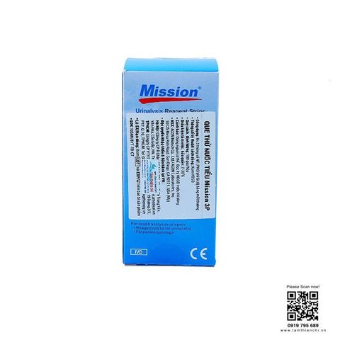 (Tbyt Hào Anh)[Hộp 100 test] Que Thử Nước Tiểu ACON Mission 10 Thông Số - Giá rẻ