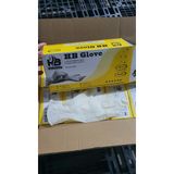 Hộp ( 50 đôi) Găng cao su Tay y tế Latex không bột, có bột - HB Glove  (Phòng khám,spa, thẩm mỹ viện, xăm,..)