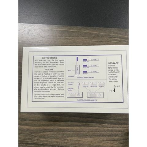 HỘP  25 que TEST THỬ HIV  SERO-CHECK CỦA MỸ