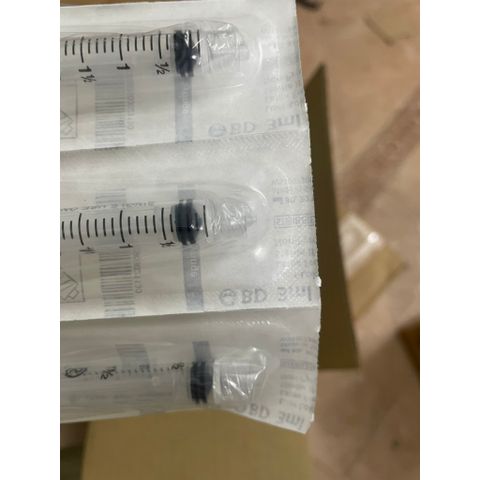 Bơm xoắn 3ml BD,Hàng nhập khẩu hộp 100 cái