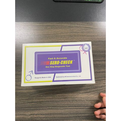 (Tbyt Hào Anh)HỘP TEST THỬ HIV  SERO-CHECK CỦA MỸ 25 que