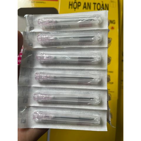 Hộp 100 cái Kim tiêm 18G 23G kim lấy thuốc pha thuốc tiêm chích lấy máu MPV