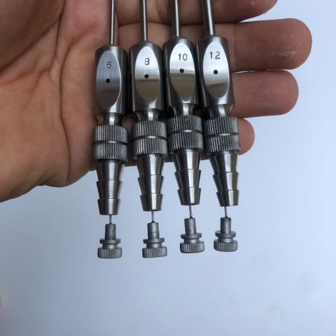 Ống hút phẫu thuật inox nha khoa