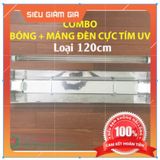 COMBO Máng + Bóng UV 120cm Bóng Đèn Cực Tím Diệt Khuẩn Không Khí Đèn Tia UV