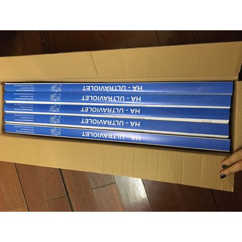 Bóng Máng Đèn UV Đèn Cực Tím Đèn Diệt Khuẩn (Máng Nhựa) Combo 5 Bộ  45cm 60cm 90cm 120cm