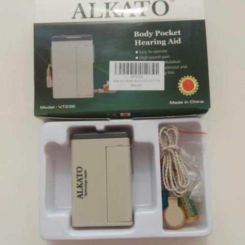 (Tbyt Hào Anh)Máy trợ thính không dây ALKATO Body Poket Hearing Aid- Công nghệ Nhât Bản