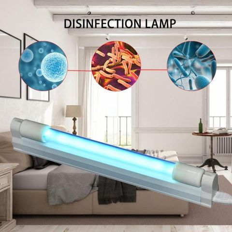 Combo Bóng Đèn Diệt Khuẩn Bóng Đèn Tiệt Trùng Tia Cực Tím Thạch Anh UVC 60cm (Máng Trắng)