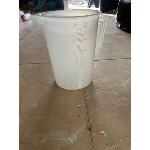 Ca đong nhựa, ca có vạch chia định lượng 3L