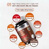Viên Uống Biotin Mọc Tóc, Viên Uống Collagen Biotin Giúp Tóc Chắc Khoẻ Hộp 90 Viên