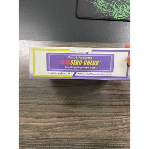 HỘP  25 que TEST THỬ HIV  SERO-CHECK CỦA MỸ