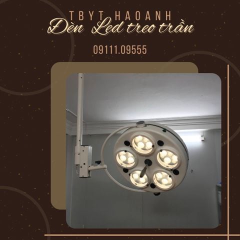 Đèn phẫu thuật Đèn Mổ treo trần 5 bóng LED