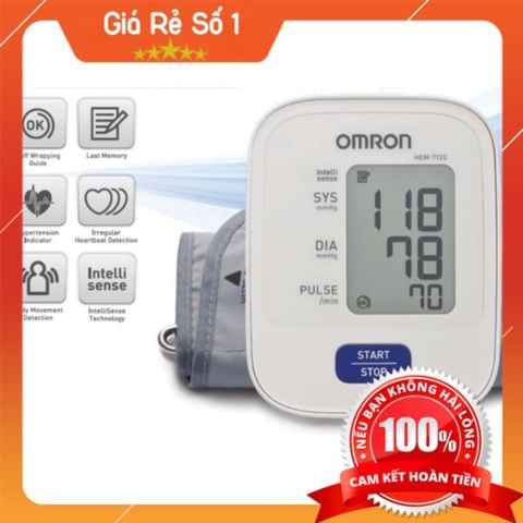(Tbyt Hào Anh)Máy đo huyết áp bắp tay OMRON HEM 7120