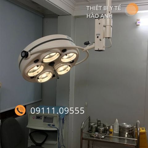 Đèn phẫu thuật Đèn Mổ treo trần 5 bóng LED