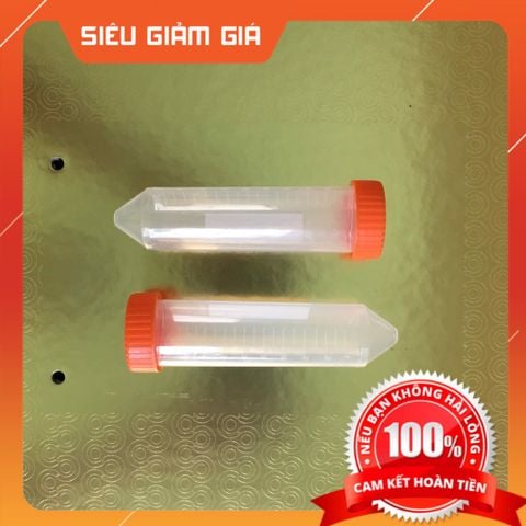Ống Ly Tâm , Ống Falcon 15ml - 50ml Nắp màu cam Combo 100 ống