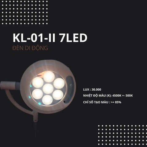Đèn Phẫu Thuật Tiểu Phẫu 7 Bóng Led Dùng Trong Thú Y