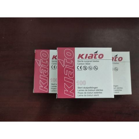 Hộp 100 Lưỡi Dao Mổ Số 11, 12, 15, 20, 21 - Chính Hãng KIATO Ấn Độ