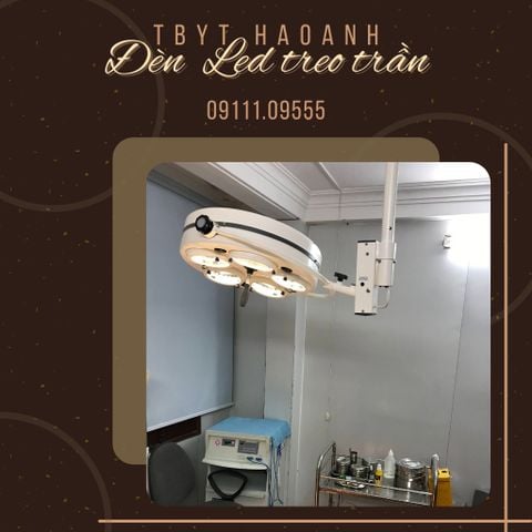Đèn phẫu thuật Đèn Mổ treo trần 5 bóng LED