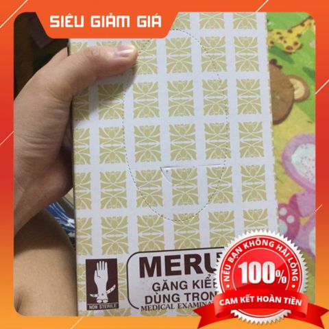 [Giảm Giá] Găng Tay Merufa Hàng Việt Nam - Găng tay kiểm tra dùng trong y tế - Giá rẻ và tốt nhất 2020