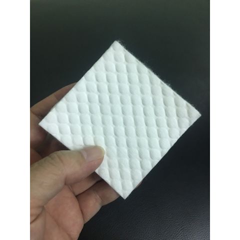 Bông cắt miếng sẵn Bình Minh ( 7x7cm ) Gói 0.5kg – Bông dùng trong spa, phun xăm, vệ sinh cá nhân, tẩy trang