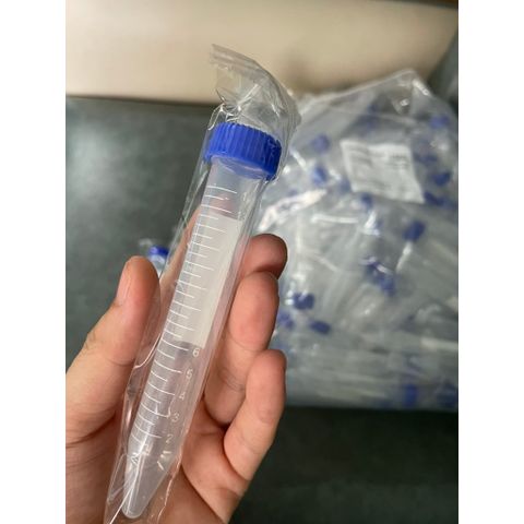 Combo 100 Ống Fancol 15ml - Ống ly tâm 15ml nắp vặn, đáy nhọn tiệt trùng từng cái