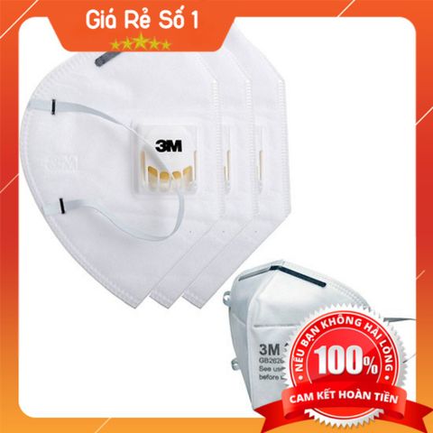 Khẩu trang kháng khuẩn 3M-9001V Combo 4 cái
